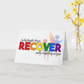 Get Well LGBT Rainbowテーマ カード (黄色い花)