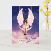 Get Well Psalms 91:11聖なる書物、 経典天使 カード (黄色い花)