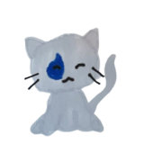  Get Well Sad Sweet Cat Cartoon for Child カード