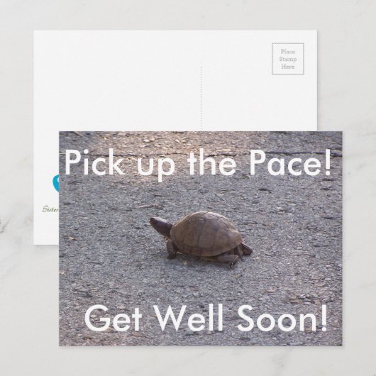 Get Well Soonはがき ポストカード (正面/裏面)