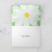 Get Well Soonグリーティングカードと花のデザイン カード (内部)