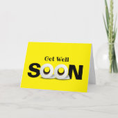 Get Well Soonトイレ紙転が カード (正面)