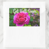 Get Well Soonプリンセスアンバラ#1シール 長方形シール (バッグ)