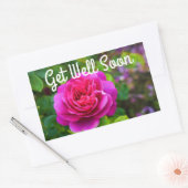 Get Well Soonプリンセスアンバラ#1シール 長方形シール (封筒)