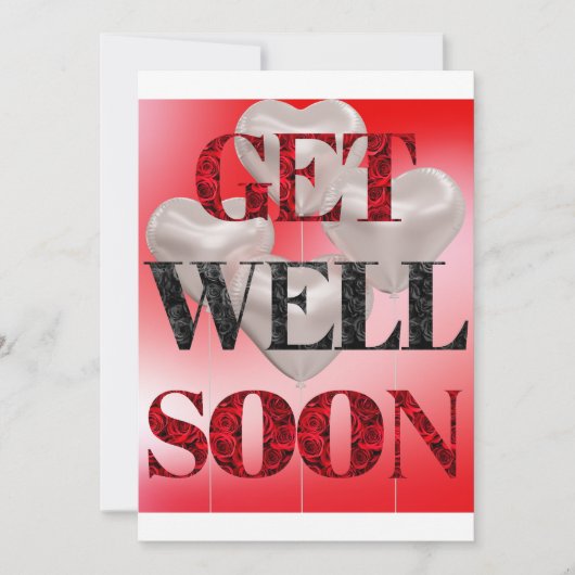 Get Well Soon招待状 招待状 (正面)