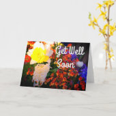 Get Well Soon春の花#2カード カード (黄色い花)