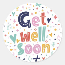 Get Well Soon花かわいいフローラデザイン