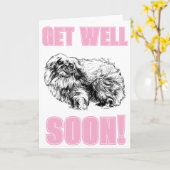 GET WELL SOON! カード (黄色い花)