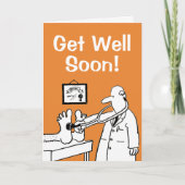 Get Well Soon – メッセージ内でパーソナライズ カード (正面)