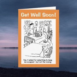 Get Well Soon – メッセージ内でパーソナライズ カード