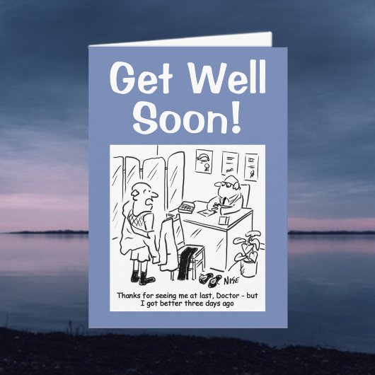 Get Well Soon – メッセージ内でパーソナライズ カード
