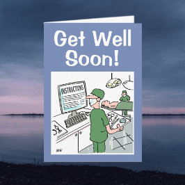 Get Well Soon – メッセージ内でパーソナライズ カード