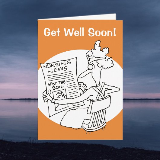 Get Well Soon – メッセージ内でパーソナライズ カード