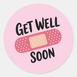 Get Well Soon ラウンドシール