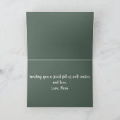 Get Well Soon《植物》アスペン自然恋人 サンキューカード (内部)