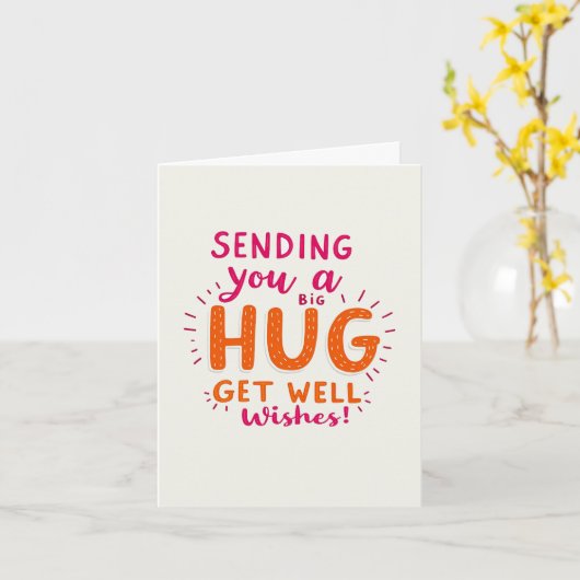 Get Well Soon and Feel Better Card カード (黄色い花)