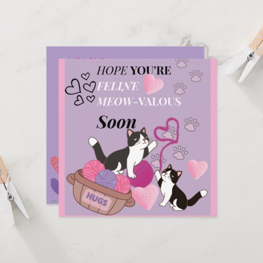 Get well soon Card (正面/裏面インサイチュ)