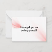Get Well Soon Card ノートカード (裏面)