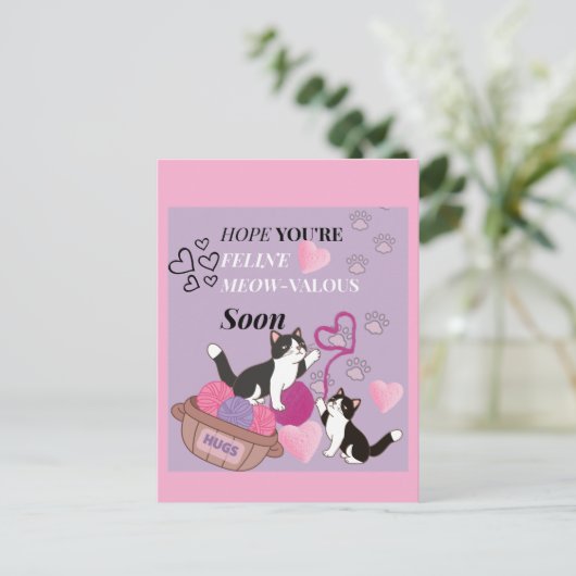 Get well soon Card ポストカード (スタンド正面)