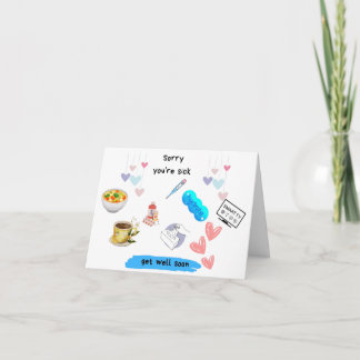 「Get Well Soon Card -心地よい、ヒーリング、祈りの言葉」 カード