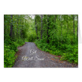 Get Well Soon Card - Green Paradise (正面横)