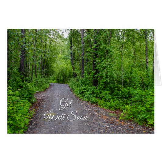 Get Well Soon Card - Green Paradise (正面横)
