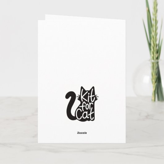 Get Well Soon Cat Card カード (裏面)