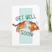 Get Well Soon Cat Card カード (正面)