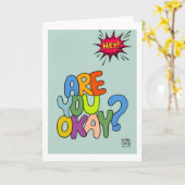 Get Well Soon - Comic Art Design カード (黄色い花)