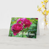 Get Well Soon Darcey Bussellバラ#2カード カード (黄色い花)