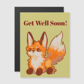 Get Well Soon, Fox Magnetische kaart (正面/裏面)