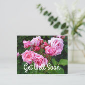 Get Well Soon Gene Boernerバラ#3はがき ポストカード (スタンド正面)