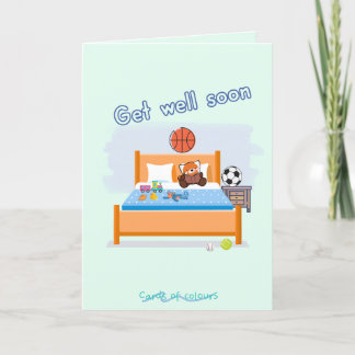 Get well soon greeting card シーズンカード