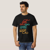 Get Well Soon Handレタリング Tシャツ (正面フル)