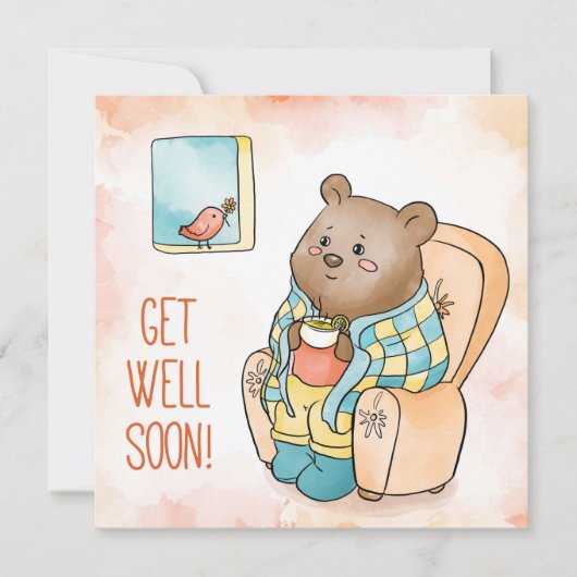Get Well Soon Holiday Card シーズンカード (正面)