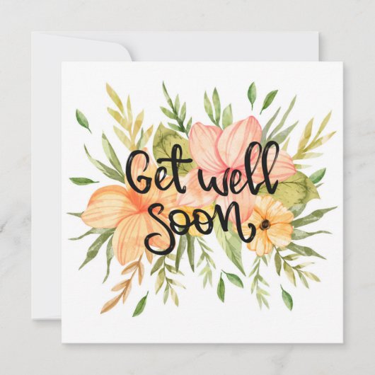 Get Well Soon Holiday Card シーズンカード (正面)