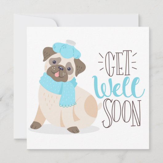 Get Well Soon Holiday Card シーズンカード (正面)