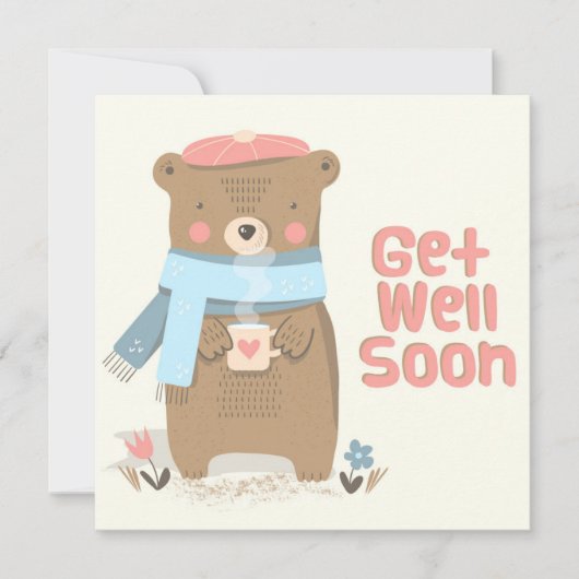 Get Well Soon Holiday Card シーズンカード (正面)