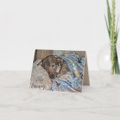 Get Well Soon in German Folded Greeting Card カード (正面)