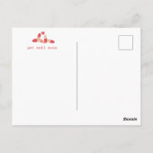 Get Well Soon Laughter vs Antibiotics CUSTOM ポストカード (裏面)