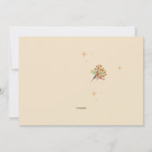 Get Well Soon Little Fox Card 招待状 (裏面)