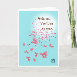 Get Well Soon - Petals in the Breeze Card カード