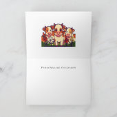 Get Well Soon  Ranch Farm Cattle Country Flowers カード (内部)