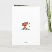 Get Well Soon Sleepy Yawning Cat Animal Fun カード (裏面)