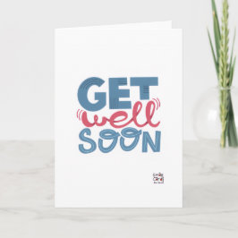 Get Well Soon - Stylish Font Card カード