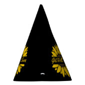 Get Well Soon Sunflowerパーティー帽子 パーティーハット (右)