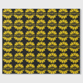 Get Well Soon Sunflower Wrapping紙 ラッピングペーパー (フラット)