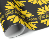 Get Well Soon Sunflower Wrapping紙 ラッピングペーパー (ロールコーナー)