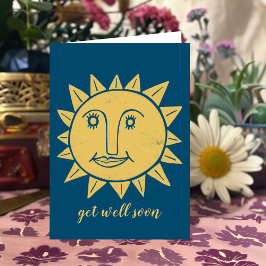 Get Well Soon Sunshine悔やみや弔慰ブ気にルールカスタム カード