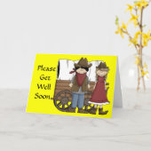 Get Well Trails Ar Not Seam Card - Western カード (黄色い花)